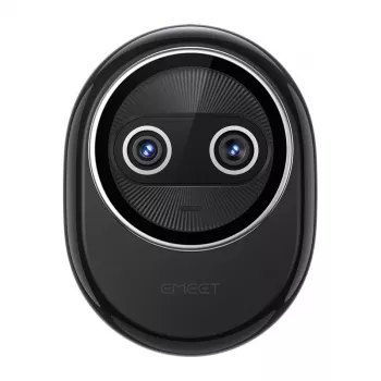 EMEET Piko+ Webcam 4K UHD z autofokusem, podwójnymi mikrofonami, przesłoną prywatności, USB-C, czarny