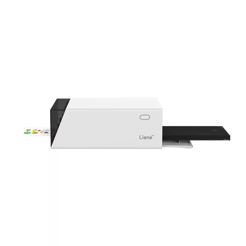 Liene Pix Cut 2-w-1 Przenośna Drukarka Fotograficzna - Technologia ZINK, Bluetooth 5.0, Wbudowany nóż, Wydruki naklejek