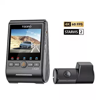VIOFO A329S-2CH Dual-Channel 4K+2K Dash Camera z GPS i Wi-Fi