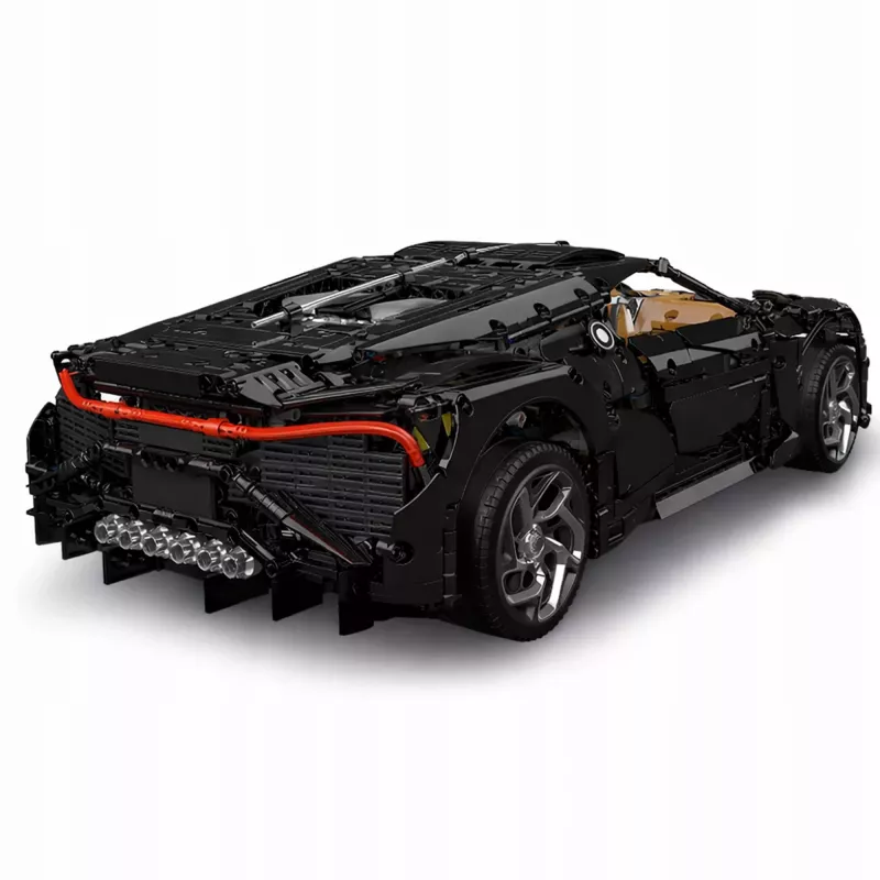 MOULD KING La Voiture Noire Building Set 13163S - 4800 elementów, skala 1:8, replika Bugatti