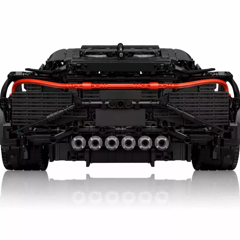 MOULD KING La Voiture Noire Building Set 13163S - 4800 elementów, skala 1:8, replika Bugatti