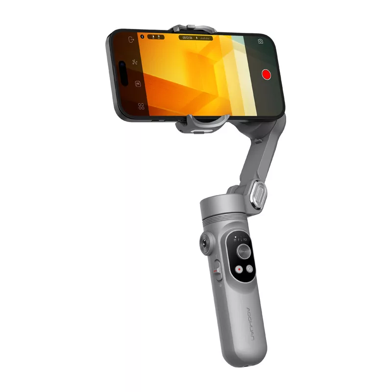AOCHUAN X Gimbal (Gray) - 3-osiowy stabilizator do smartfona