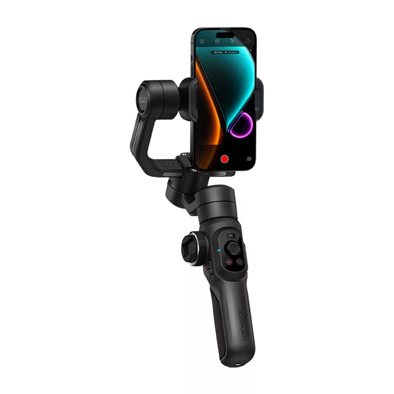 AOCHUAN S2 Smartphone Gimbal Stabilizer 3-Axis Black