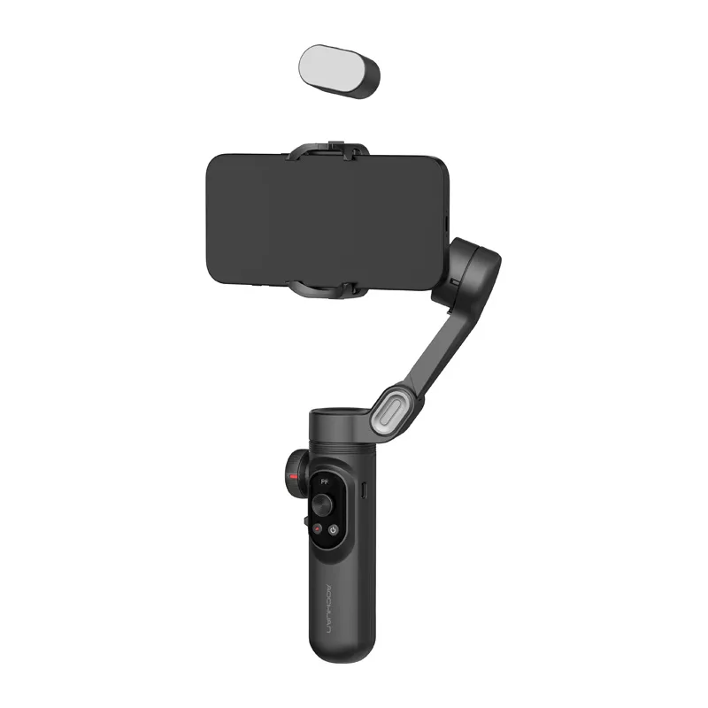 AOCHUAN X Pro Gimbal z oświetleniem RGB (czarny)