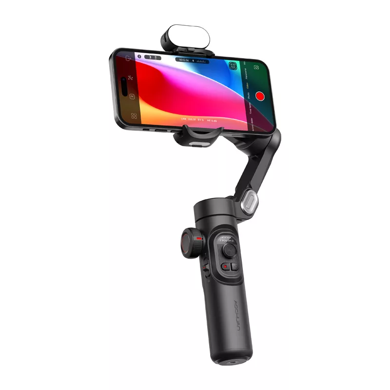 AOCHUAN XE Gimbal z Oświetleniem RGB (Czarny)