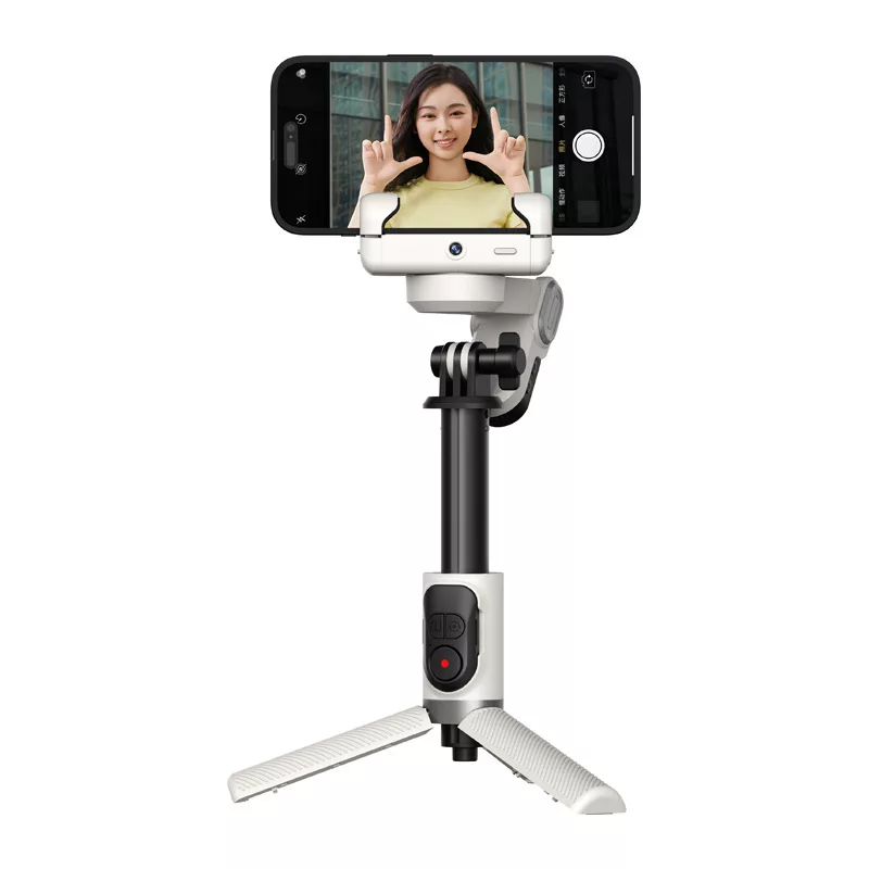 AOCHUAN M1 Pro Gimbal z Oświetleniem RGB (Biały)