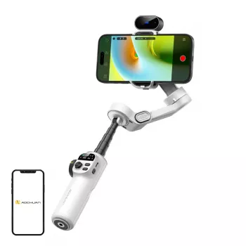 AOCHUAN X2 Gimbal z czujnikiem AI (Biały)