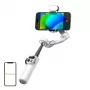 AOCHUAN X2 Gimbal z oświetleniem RGB (Biały)