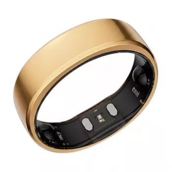 RingConn Gen2 Smart Ring – Rose Gold – Rozmiar 9 – Monitorowanie snu i zdrowia – SpO2/Tętno/Stres – 10-12 dni baterii – Czarny/Złoty (RCA-01-RG-9)