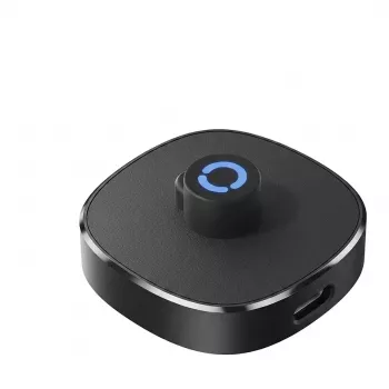RINGCONN Stacja ładująca (CPR-01) - Magnetyczna indukcyjna podstawa ładująca do inteligentnych pierścieni, USB-C, Czarny