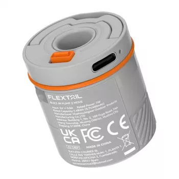 FLEXTAIL AVS Capsule Przenośna Elektryczna Pompa Powietrza i Pompa Próżniowa (Szary)