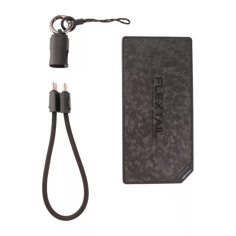 Flextail Zero Power 10,000 mAh Power Bank (Black)