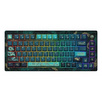 AKKO MOD007V3 HE 75% Wired Mechanical Keyboard with Hall Effect Switches, CNC Aluminum Case, PBT ASA Keycaps, RGB, Black
