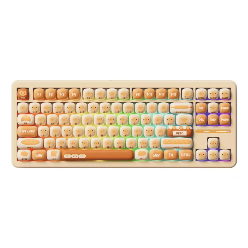 Klawiatura mechaniczna AKKO TAC87 Bun Wonder Tenkeyless - Multi-Mode RGB Hot-Swappable