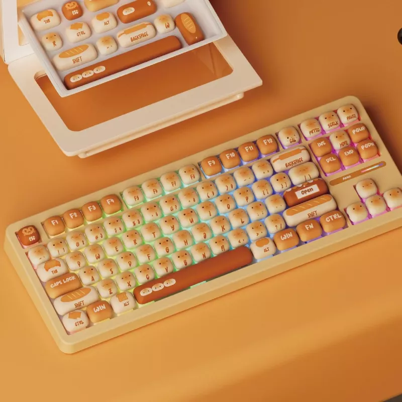 Klawiatura mechaniczna AKKO TAC87 Bun Wonder Tenkeyless - Multi-Mode RGB Hot-Swappable