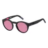 Tommy Jeans TJ-0003-S-003 Okulary przeciwsłoneczne unisex Czarna oprawka Szare szkło 48/22/140 mm
