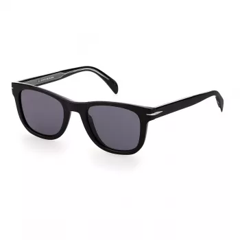 DAVID BECKHAM DB-1006-S-807 Okulary przeciwsłoneczne męskie czarna oprawka szare szkła 50/22/145 mm