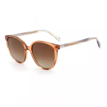 KATE SPADE KIMBERLYNGSFL Okulary przeciwsłoneczne damskie - oprawka acetatowa, soczewki gradientowe szare, 56mm