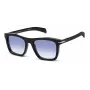 DAVID BECKHAM DB-7000-S-BSC Okulary przeciwsłoneczne męskie kwadratowe acetat czarna oprawka szare szkła 51mm