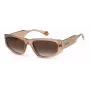 POLAROID PLD6169S10A Okulary przeciwsłoneczne Unisex - Czarna oprawka, szare soczewki 55mm