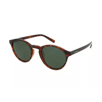 POLAROID PLD1013S807 Okulary przeciwsłoneczne unisex - czarna oprawka, szare soczewki polaryzacyjne - 50/22/145 mm
