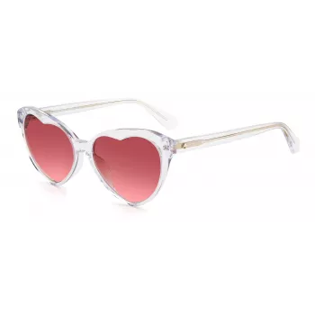 Okulary przeciwsłoneczne KATE SPADE Velma-S-900 dla kobiet - czarna oprawka, szare gradientowe szkła, 57/16/140 mm