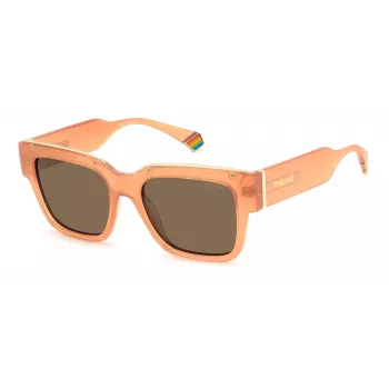 POLAROID PLD6198SX733 Okulary przeciwsłoneczne Unisex Havana Brązowe Polaryzowane 52mm