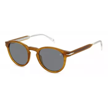 DAVID BECKHAM DB-1111-S-B4L Okulary przeciwsłoneczne Havana Green 50/23/145 mm