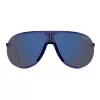 Carrera Superchamp Unisex Okulary Przeciwsłoneczne 99/00/135 mm Czarny Szary