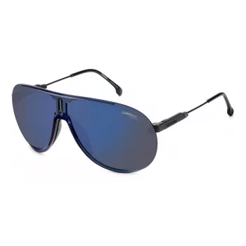Carrera Superchamp Unisex Okulary Przeciwsłoneczne 99/00/135 mm Czarny Szary