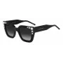 CAROLINA HERRERA HER0130S807 Okulary przeciwsłoneczne damskie Butterfly Shiny Black Grey 52mm