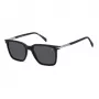 DAVID BECKHAM DB-1130-S-ANS Okulary przeciwsłoneczne męskie, Pilot/Kwadrat, czarna oprawka, szare szkła, 53/19/145 mm