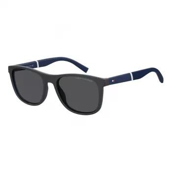 TOMMY HILFIGER TH-2042-S-FLL Okulary przeciwsłoneczne męskie prostokątne Havana Brown 54/18/145 mm