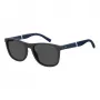 TOMMY HILFIGER TH-2042-S-FLL Okulary przeciwsłoneczne męskie prostokątne Havana Brown 54/18/145 mm