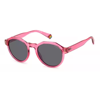 POLAROID PLD6207SMU1 Okulary przeciwsłoneczne unisex - Soczewki polaryzacyjne, kwadratowa oprawka 52mm