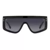 Okulary przeciwsłoneczne ISABEL MARANT IM-0155-S-807 Oversize kwadratowa czarna oprawka acetatowa ciemnoszare soczewki poliwęglanowe szerokość soczewki 99 mm długość zausznika 135 mm ochrona UV400