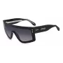Okulary przeciwsłoneczne ISABEL MARANT IM-0155-S-807 Oversize kwadratowa czarna oprawka acetatowa ciemnoszare soczewki poliwęglanowe szerokość soczewki 99 mm długość zausznika 135 mm ochrona UV400
