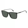 DAVID BECKHAM DB1145GS807 Okulary przeciwsłoneczne Mężczyzna Czarny Szary Kształt kwadratowy Acetat 58mm