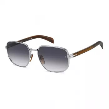 DAVID BECKHAM DB7121GSWIJ Okulary przeciwsłoneczne męskie aviator Złota oprawka Zielone szkła 60/18/145 mm
