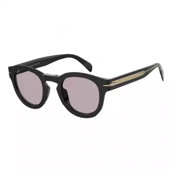 DAVID BECKHAM DB7041SFLAT80 Okulary przeciwsłoneczne męskie Havana Green 49mm