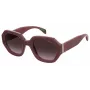 LEVI'S LV-1066-S-LHF Damskie okulary przeciwsłoneczne prostokątne Havana Brown Gradient 51mm