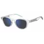 LEVI'S LV-5060-S-2M4 Męskie okulary przeciwsłoneczne prostokątne, oprawka Havana, brązowe szkła, 48mm