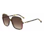 Okulary przeciwsłoneczne CAROLINA HERRERA HER0244SO63 dla kobiet - geometryczna oprawka acetatowa, ochrona UV400, soczewki 56 mm