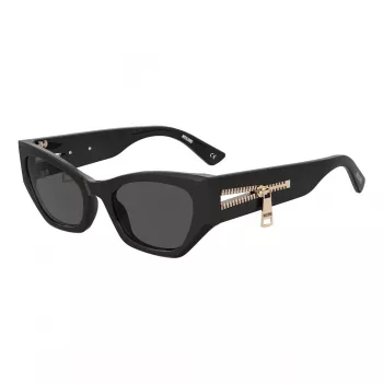 Okulary przeciwsłoneczne MOSCHINO damskie MOS159-S-807 Motylkowata oprawka acetatowa Szare soczewki gradientowe 55/21/140 mm UV400