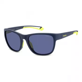 Okulary przeciwsłoneczne Polaroid Sport PLD7051SFLL - Matowa czarna oprawka, szare soczewki polaryzacyjne - Unisex - 57/19/130 mm