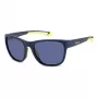 Okulary przeciwsłoneczne Polaroid Sport PLD7051SFLL - Matowa czarna oprawka, szare soczewki polaryzacyjne - Unisex - 57/19/130 mm