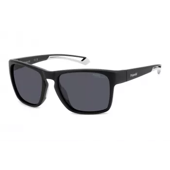 Polaroid Sport PLD7052S003 Okulary przeciwsłoneczne polaryzacyjne męskie - czarny/szary 56mm