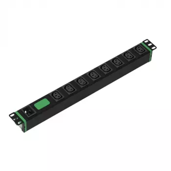 APC Schneider Basic PDU - Listwa zasilająca (1U montaż w szafie, 12x C13, 16A)