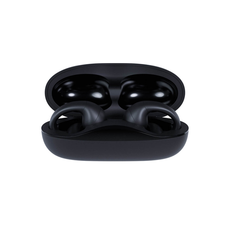 Happy Plugs Clip Bezprzewodowe Słuchawki Otwarte Doczepiane (Czarny)