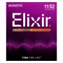Elixir Strings 11027 Custom Light NANOWEB Struny do gitary akustycznej (11-52)